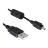 DeLOCK USB-Kabel 1,83 m Schwarz Stecker/Buchse Vernickelt