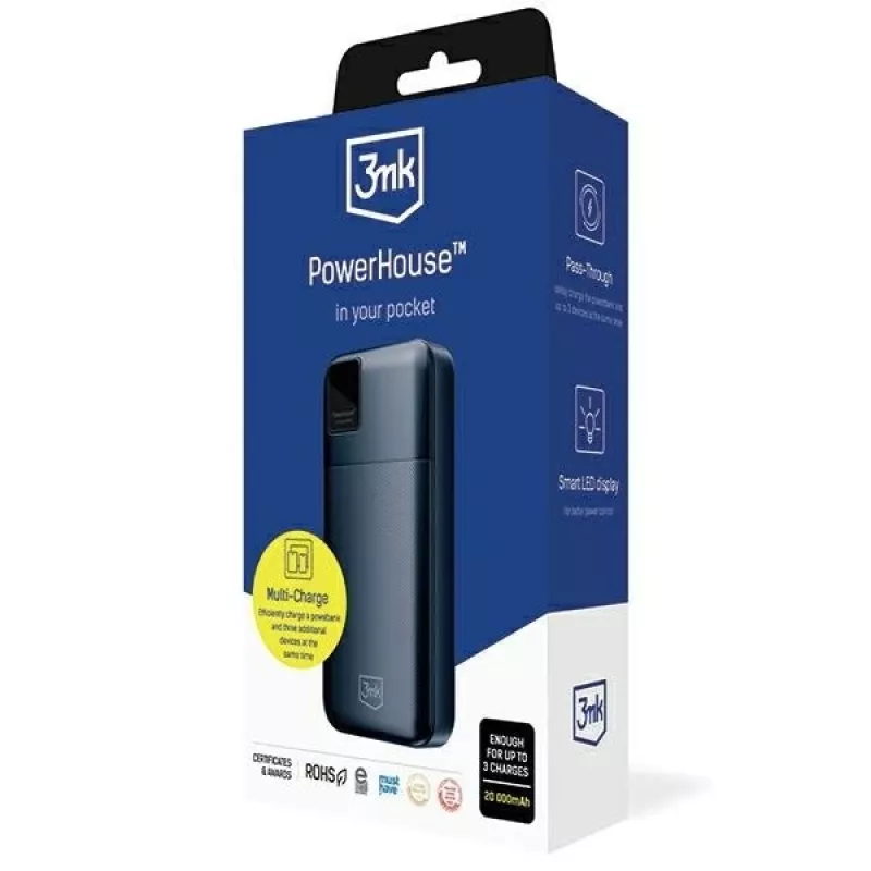 Tragbare Powerbank 3MK PowerHouse 20.000 mAh