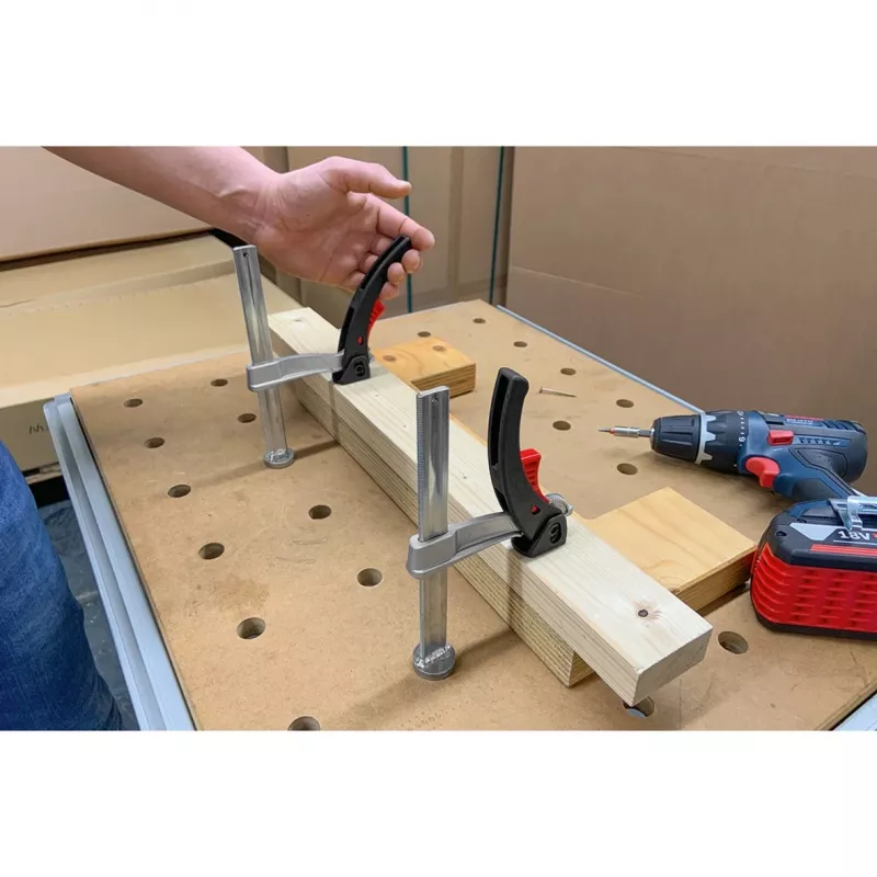 BESSEY Klemmelement TW20-15-8-KLI, für Multifunktionstische, Klemme (silber)