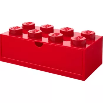 Schreibtischschublade LEGO 8, LEGO Marke, rot