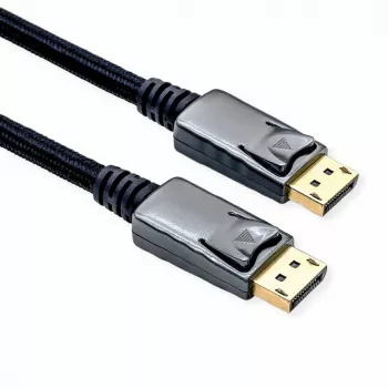 DisplayPort-Kabel ROLINE 11.04.5868 3 m Schwarz Silber