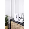 Mesko Wasserkocher | MS 1376 | Elektrisch | 850 W | 0,8 L | Kunststoff | 360°-Drehsockel | Weiß