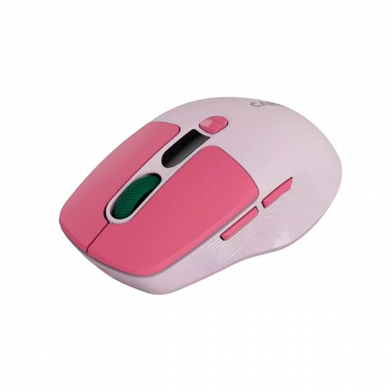 Canyon MW-26 - 2in1 kabellose optische Maus Bluetooth / 2,4 GHz - leise - pink