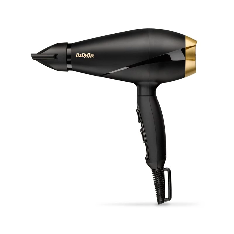 BaByliss 6704E Haartrockner 2000 W Schwarz, Gold
