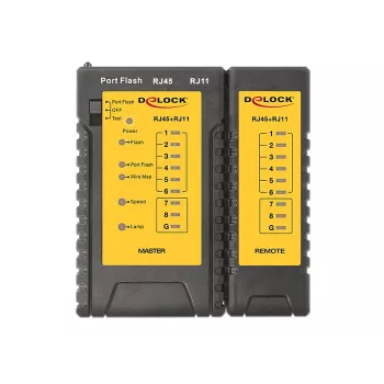 Delock Kabeltester + Portfinder - Netzwerktester-Set (86407)
