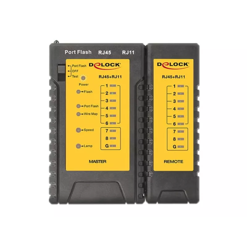 Delock Kabeltester + Portfinder - Netzwerktester-Set (86407)