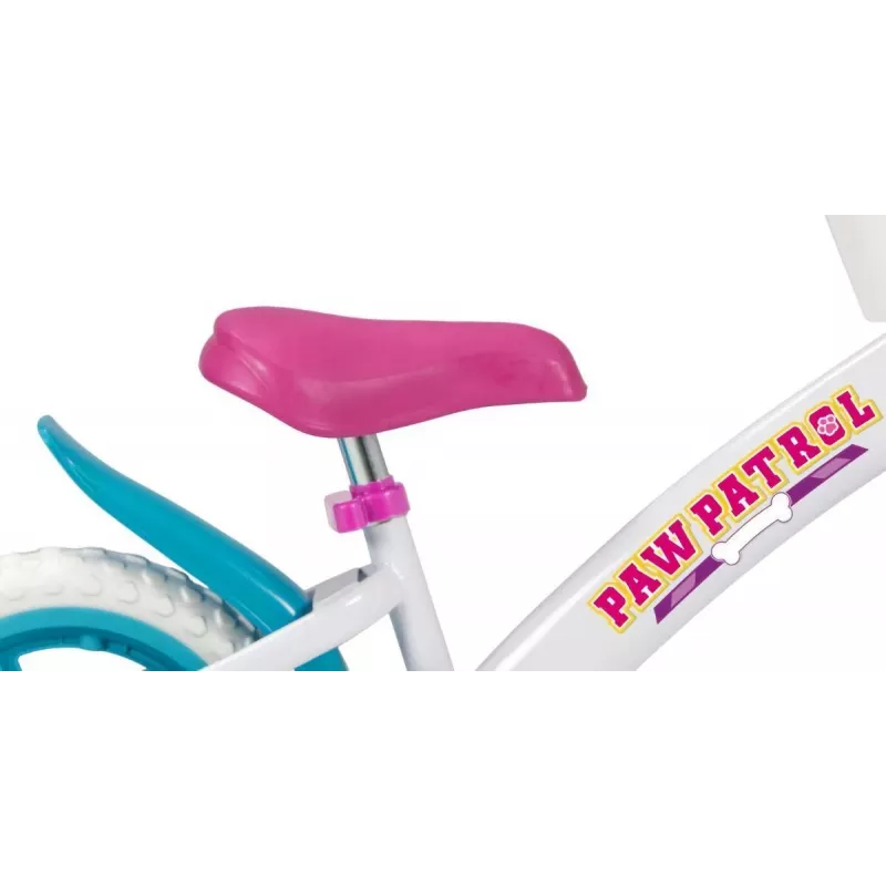 TOIMSA Kinderfahrrad 12 Zoll Paw Patrol Weiß 1281 Mädchen