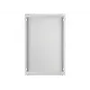 Lanberg wandmontierbarer Installationsschrank 19'' 18U 600x450mm grau (Glatür)