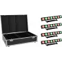 LED-Panel-Scheinwerfer EUROLITE PMB-8 COB QCL 30W — 4er-Set