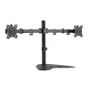 Monitorhalterung LOGILINK BP0099 für 2 Bildschirme, bis zu 81,3 cm (32 Zoll), VESA 75x75–100x100, max. 8 kg, schwarz