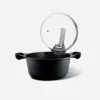 Stieltopf Pensofal Saxum 20 cm mit Glasdeckel — Pensofal Saxum 20cm Stieltopf