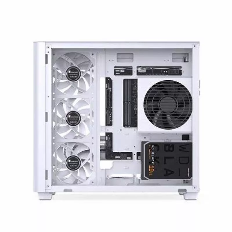 Computer-Gehäuse Jonsbo TK-3 ATX-Gehäuse Weiß