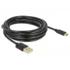 USB-Kabel DeLOCK 83669 USB 2.0 4 m USB A USB C Schwarz