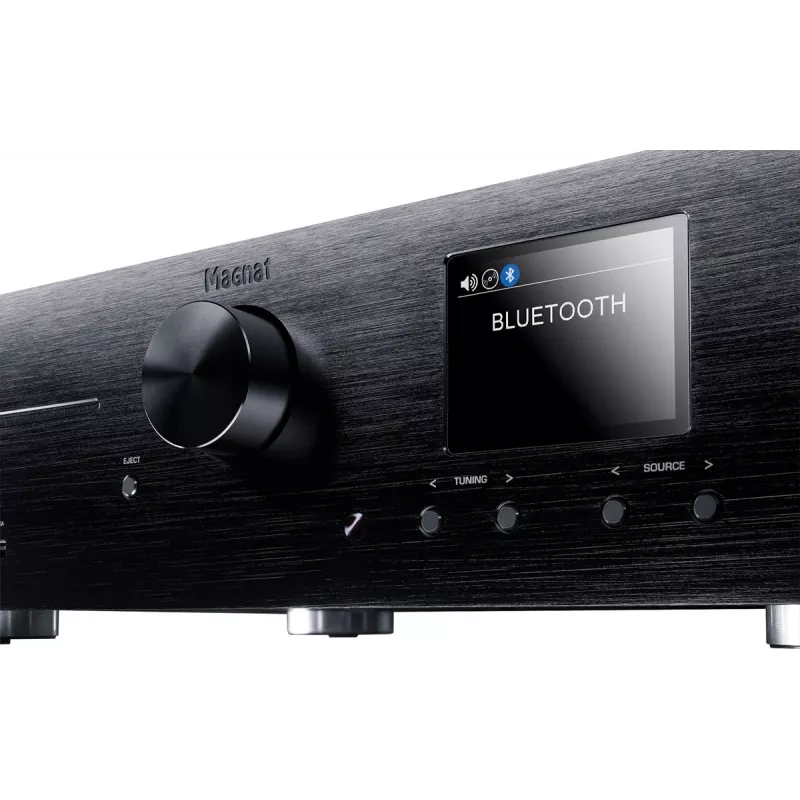 Stereo-Receiver Magnat MC 400 — 2.0 Kanäle, 40 W pro Kanal, CD-Player, Wi‑Fi, Bluetooth, DAB/FM, Ethernet (schwarz)