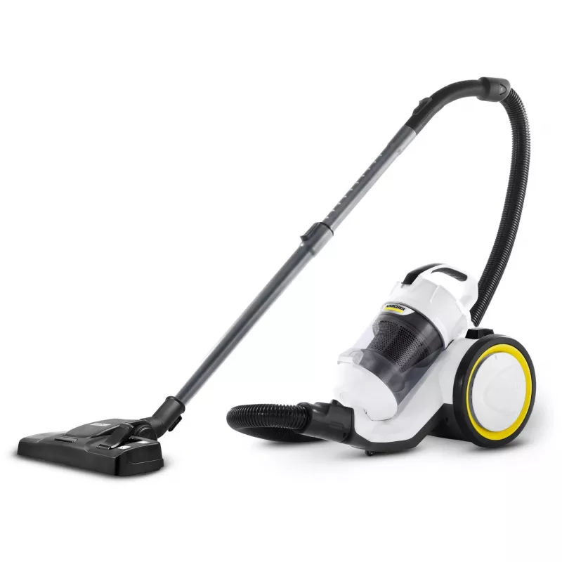 Zylinderstaubsauger Karcher VC 3 — Trockensauger für zu Hause, 700 W, 0,9 L beutellos, HEPA 13, Teleskoprohr, 1,5 m Schlauch