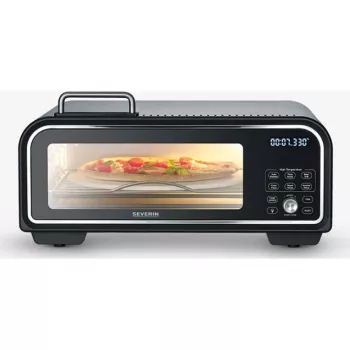 Pizzabackautomat Severin PG 8575 2000 W Schwarz 1 Pizza Digital Timer