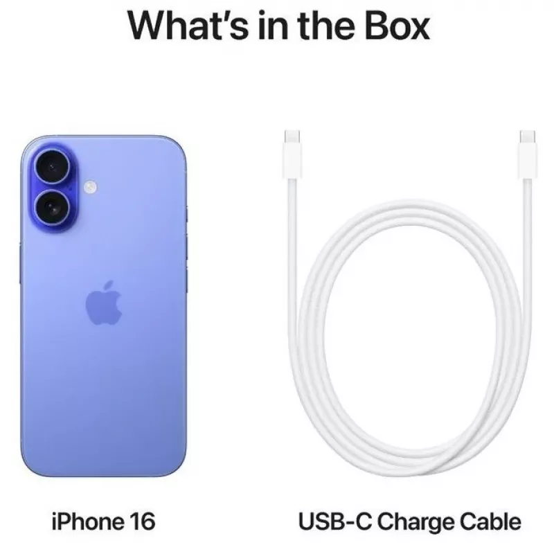 Smartphone Apple iPhone 16 6.1 Zoll 128 GB Blau