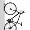 Wandmontierter Fahrradträger MACLEAN MC-432, vertikale Fahrradhalterung, verstellbare Breite, max. Belastung 30 kg, schwarz
