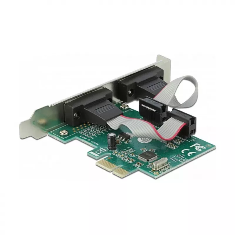DeLOCK PCI Express x1 Karte auf 2 x Seriell RS-232