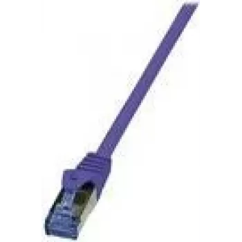 Logilink PrimeLine - Patchkabel - RJ-45 (M) auf RJ-45 (M) - 2 m - SFTP, PiMF - CAT 6a - halogenfrei, vergossen, snagless - violett (CQ305VS)