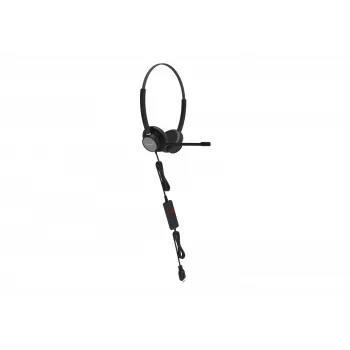 Tellur Voice 320 Kabelgebundenes Headset Binaural Schwarz