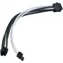Stromverlängerungskabel SILVERSTONE PP07E 8‑pin PCIe 30 cm (schwarz/weiß)