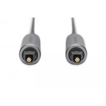Digitus Toslink-Verbindungskabel 3 m Stecker auf Stecker vergoldet