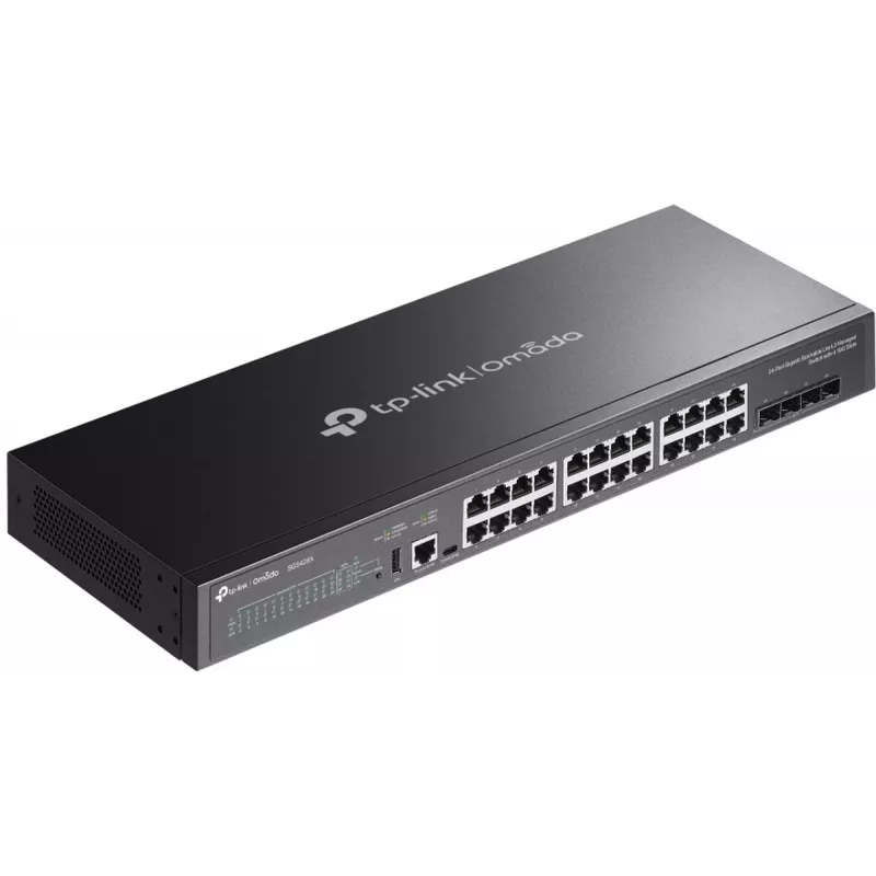 TP-Link Omada SG5428X Netzwerk-Switch Managed L3 Gigabit Ethernet (10/100/1000) Schwarz