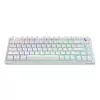 SAVIO PHENIX WHITE Kabellose Mechanische Tastatur, Gateron Red Pro, ABS