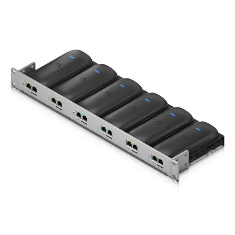 Rack-Einlegeboden Ubiquiti UACC-AI-Port-RM Schwarz Grau Polycarbonat Stahl