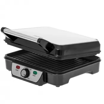 Mesko MS 3050 Kontaktgrill, 1800 W, Schwarz/Edelstahl