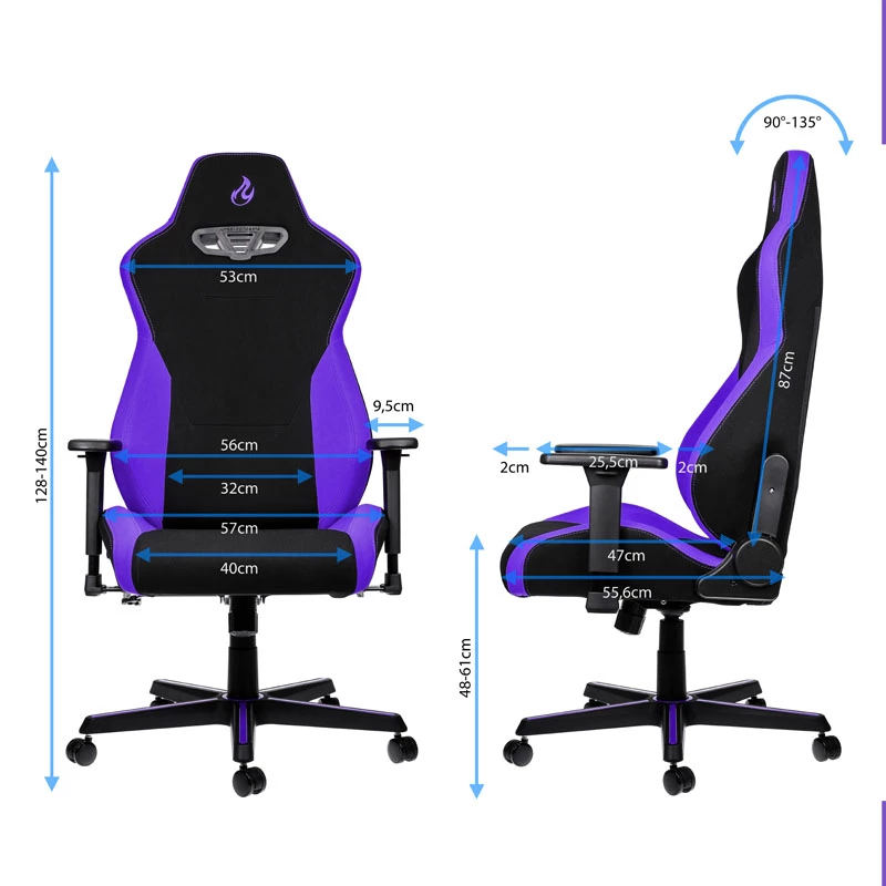 Nitro Concepts S300 Gaming-Stuhl - Nebula Purple
