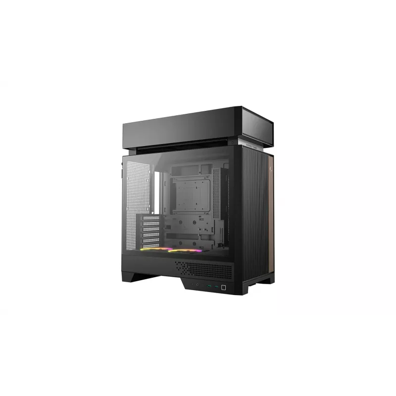 PC-Gehäuse DeepCool CL660 Schwarz — ATX/Micro-ATX/Mini-ITX, Temperglas, 2x3,5 Zoll + 1x2,5 Zoll, Vorne 140 mm, Oben/Hinten 120-140 mm