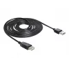 USB-Kabel DeLOCK EASY-USB 2.0-A 5m Schwarz