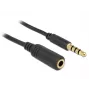 Audiokabel DeLOCK 84668 3m 3,5mm Schwarz