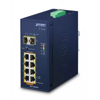 Unmanaged Switch PLANET IP30 Ind 8-P 10/100/1000T