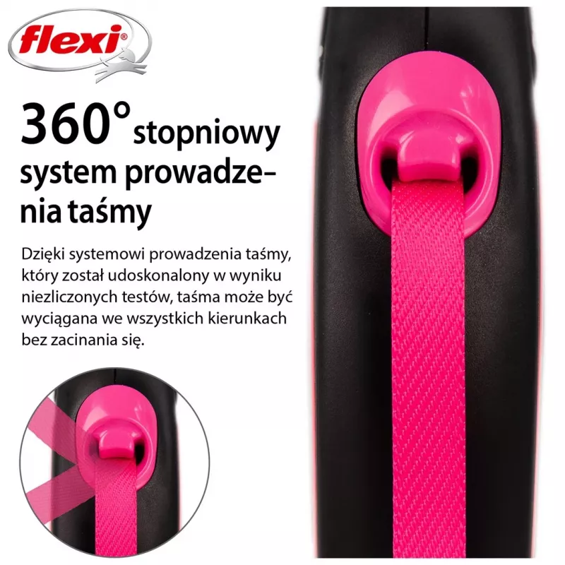 Flexi New Neon S 5 m Hunde-Automatikleine