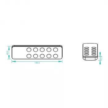LED Controller EOS 05 Handsender mono 3