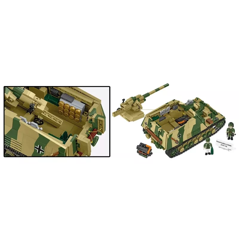 Konstruktionsset Cobi Panzerhaubitze Hummel 1118 Teile Modellbausatz