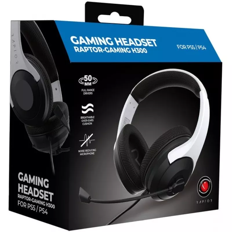 Raptor Headset Playstation 5 H300 Weiß 3,5-mm-Klinke