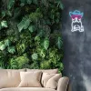 Neon Lights MANTA SNL114MT Bulldog mit Brille Neonschild