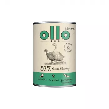 OLLO Umami Gans und Pute - Nassfutter für Hunde - 850 g