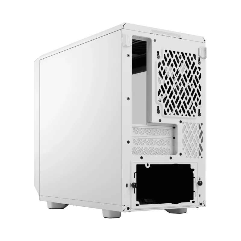 Fractal Design Meshify 2 Nano - Mini-ITX Tower (Tempered Glass) - kein Netzteil (ATX) - Weiß - USB/Audio (FD-C-MES2N-02)