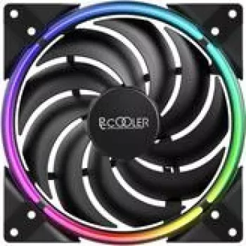 140mm RGB-Gehäuselüfter PCCOOLER CORONA-MAX-RGB 1000–2000 U/min