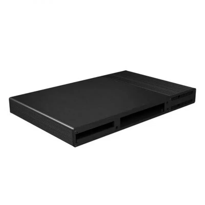 Computer Gehäuse Akasa Galileo TU Plus MKII Mini-ITX Gehäuse - Schwarz