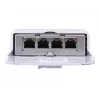 Switch UBIQUITI NanoSwitch Gigabit Ethernet PoE, 4x Gigabit RJ-45, 4x PoE-Ports, 36 W Budget, 24 V DC