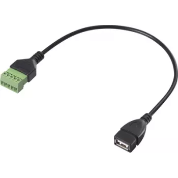 Renkforce USB 2.0 Adapterkabel [1x 2.0 Buchse A - 1x Klemmanschluss] RF-6443968 30 cm (RF-6443968)