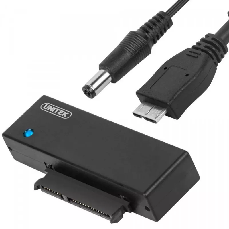 Schnittstellenkarte Unitek Y-1039, USB-Kabel im Lieferumfang, 5 Gbit/s, schwarz, Plug-and-Play