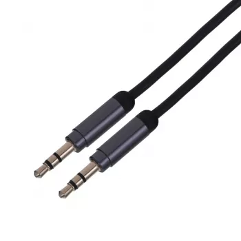 Gembird CCAP-444-1M Audiokabel 3,5mm Schwarz (CCAP-444-1M)