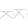 Full-Size-Bügelbrett Vileda 4023103218932 — großflächig, Edelstahlbeine, Bügelfläche 1200×380 mm, Höhe 75–96 cm, klappbar, Bügeleisenhalter
